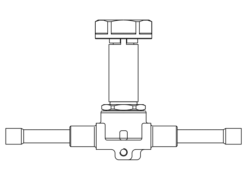 常閉電磁閥1034/4A6,SAE直螺紋接頭,活塞先導(dǎo)式