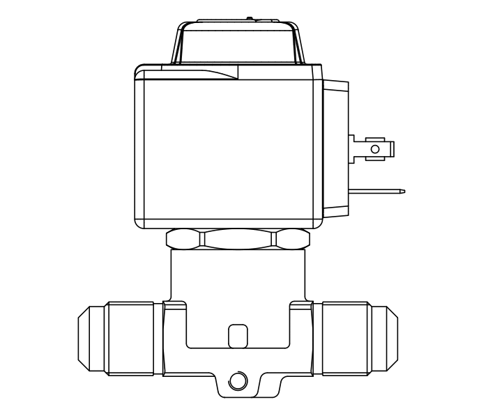 常閉電磁閥1064/3A7,SAE直螺紋接頭,隔膜先導(dǎo)式