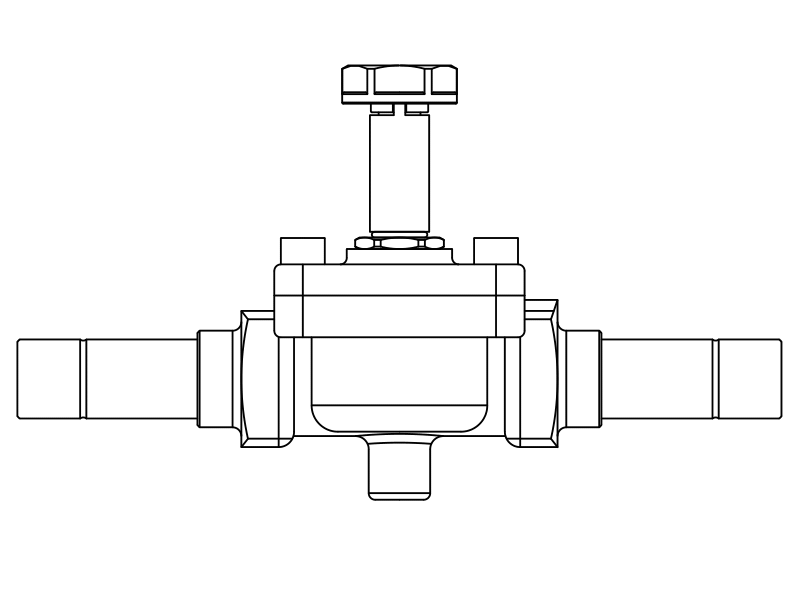 常閉電磁閥1099N/9S,內(nèi)連焊接接頭,隔膜先導(dǎo)式