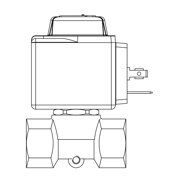 常閉工業(yè)用電磁閥1522/04A6,FPT內(nèi)螺紋直接頭