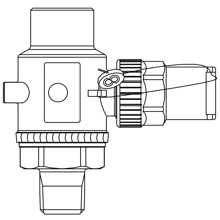 安全閥用球關(guān)閉閥3033/44,NPT錐形螺紋接頭