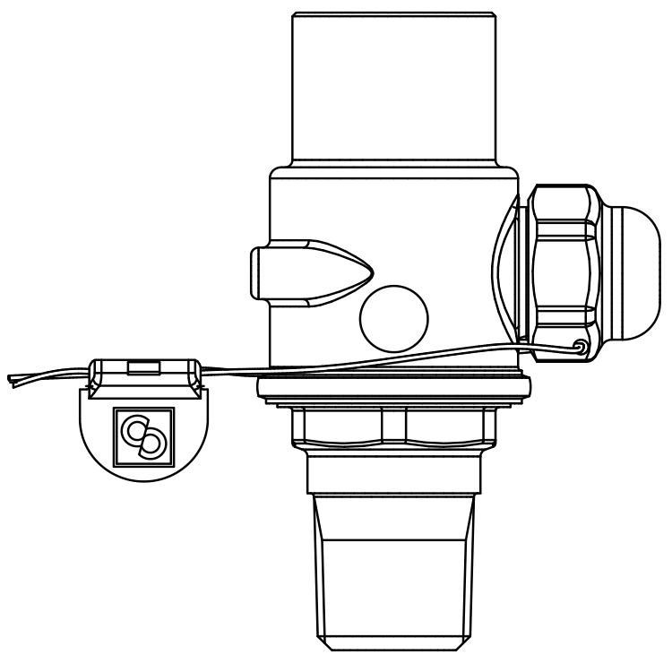 安全閥用球關(guān)閉閥3064/33,NPT錐形螺紋接頭