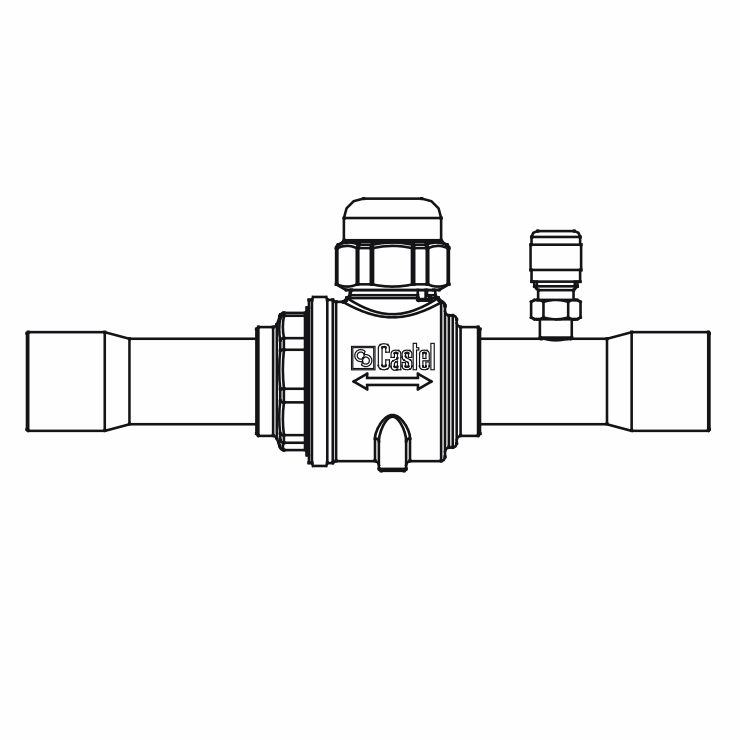 帶加液針閥的球閥6570/M18A,銅管內(nèi)連接焊接接頭